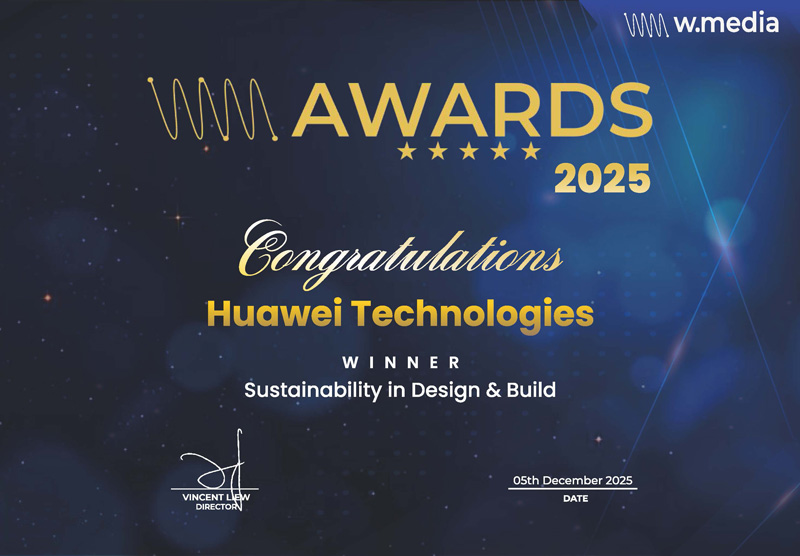 Huawei Digital Power gana dos premios Cloud & Datacenter Awards 2025 de W.Media por ser pionera en la transici&oacute;n t&eacute;cnica de los AIDC