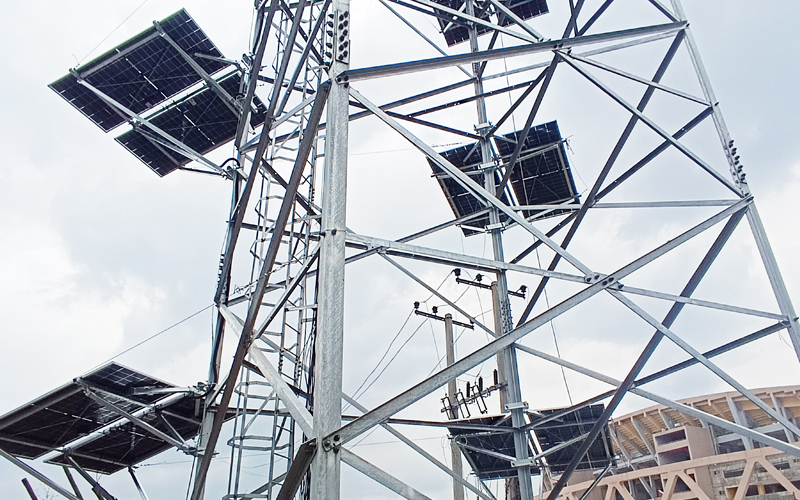 Ethio Telecom's Solar-on-Tower site