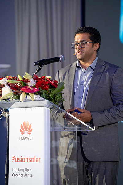 Mr. Muhammed Seedat, Senior Solution Architect for Huawei Digital Power South Africa