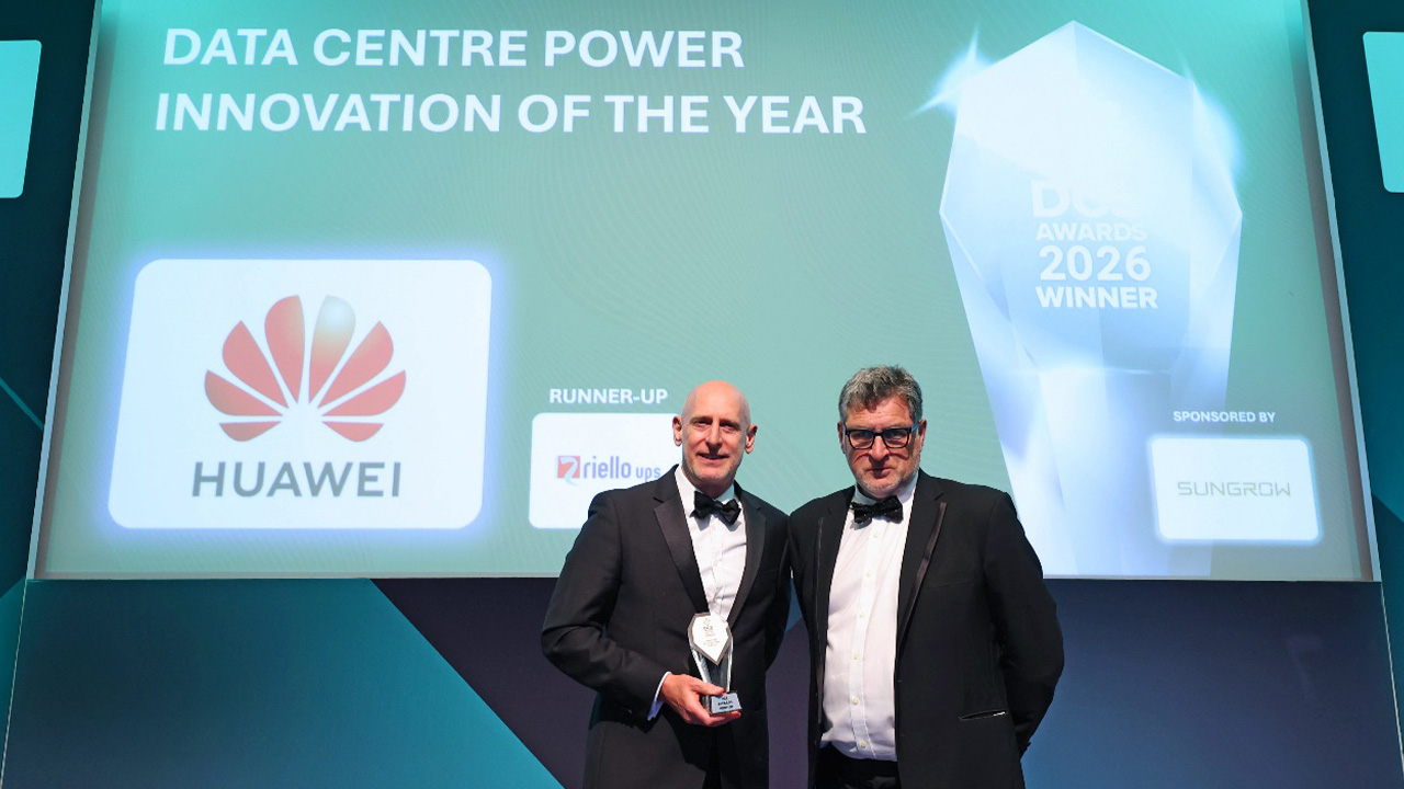 Huawei Wins Two DCS Global Innovation Awards, Leading Full-Chain Transformation in AIDC Power Supply and Thermal Management