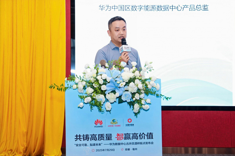 华为中国数字能源数据中心产品总监杜坤