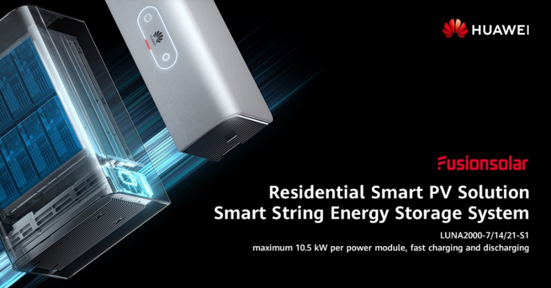 Advancing into a new era of zero-carbon living with Huawei's flagship residential energy storage solution