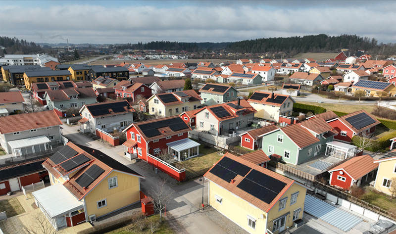 Green town in Sweden