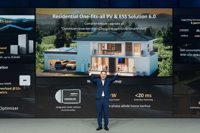 SUN POWER, President of Residential PV & ESS Business, Huawei Digital Power