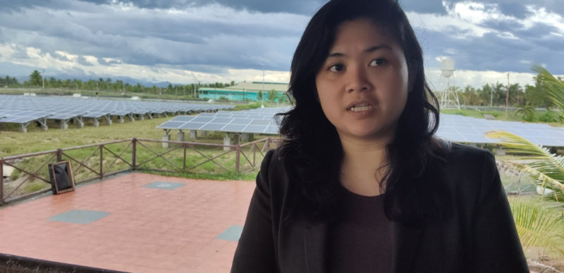 Sanacor’s farm supervisor Shawna Velasco says that the installation of the solar panels were faced with difficulties during the pandemic in 2020.