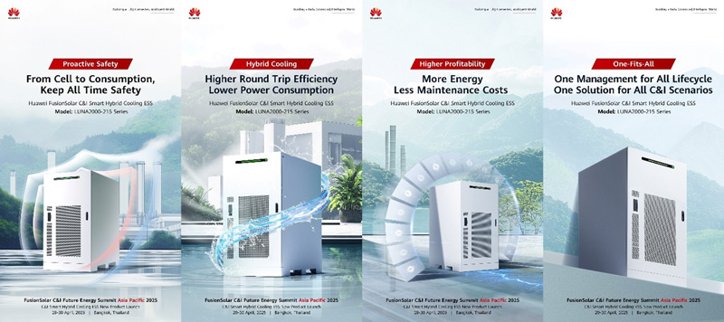  Huawei's C&I Smart Hybrid Cooling ESS 