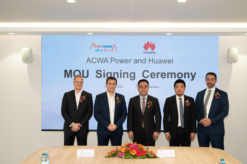 ACWA Power and Huawei to Spur Innovation in Local Renewable Energy and Storage Development