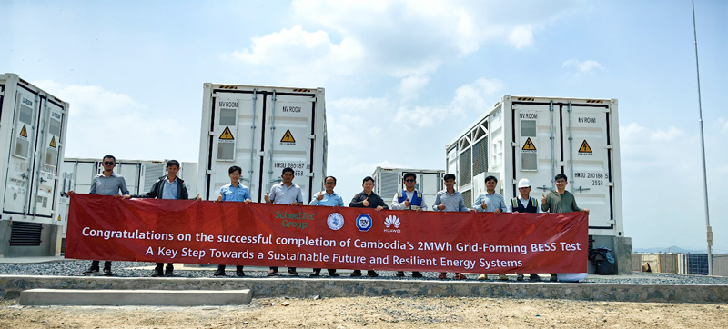 Huawei and SchneiTec Commission Cambodia’s First TÜV SÜD-Certified Grid-Forming Energy Storage Project
