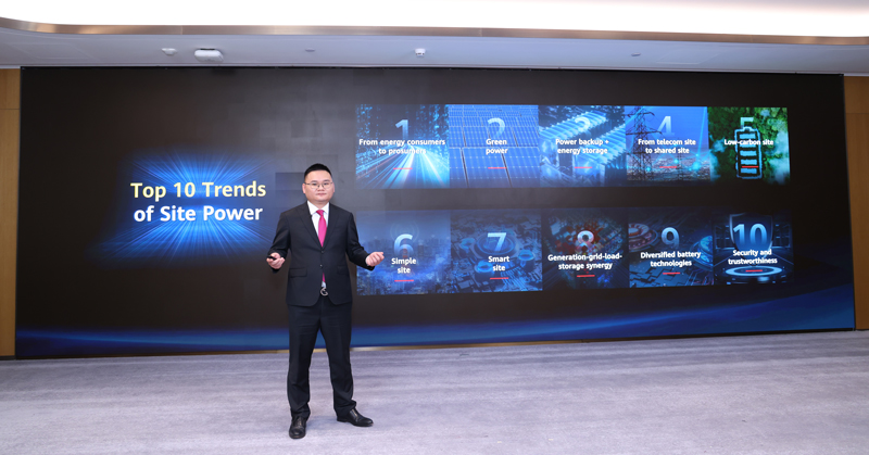 Li Shaolong, President of Huawei Site Power Facility Domain