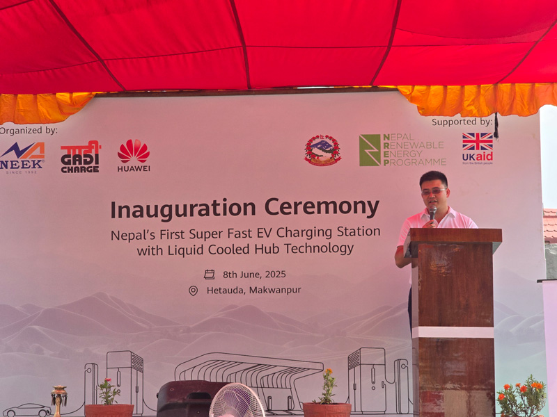 Mr. James Zhang, Director of Huawei Nepal Digital Power Department